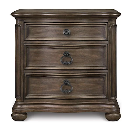 3 Drawer Nightstand with Touch Lighting